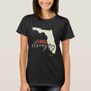 Florida Strong Support With Heart Men & Women Appa T-Shirt