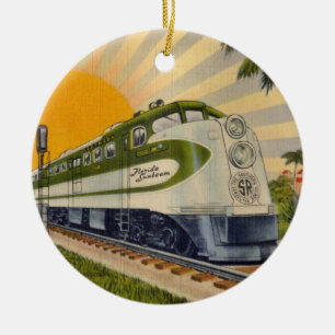 Florida Sunbeam Ceramic Ornament