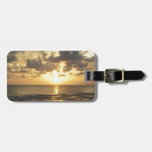 florida sunrise luggage tag