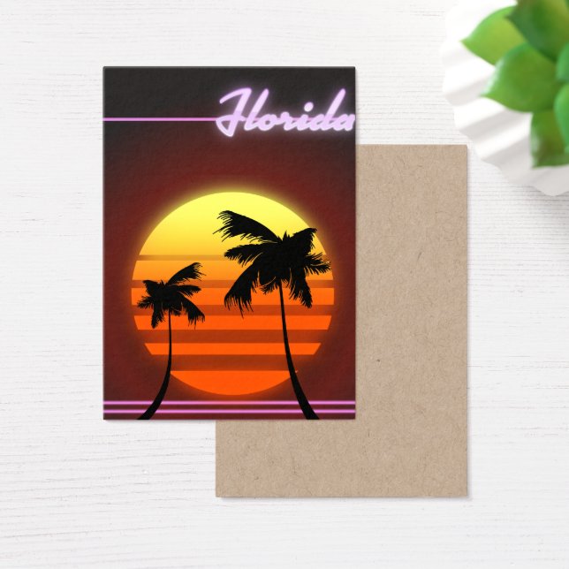 Florida Sunset 1984 poster (Desk)