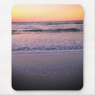 Florida Sunset Beach Ocean Photo Mouse Pad