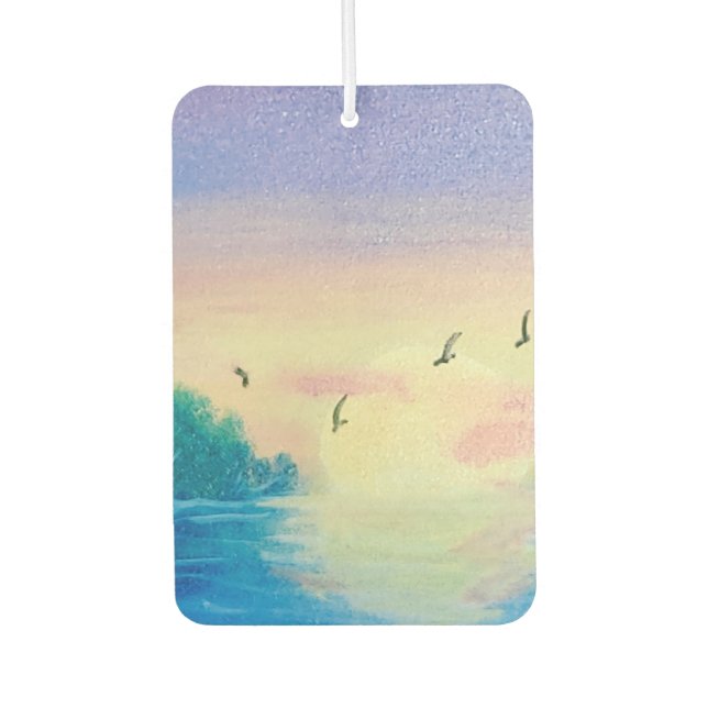 Florida Sunset  Car Air Freshener (Front)