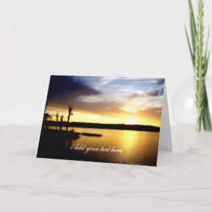 Florida Sunset Card