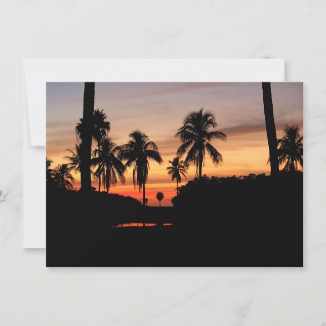 Florida sunset card (Front)