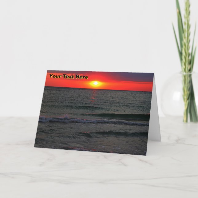 Florida Sunset Card (Front)