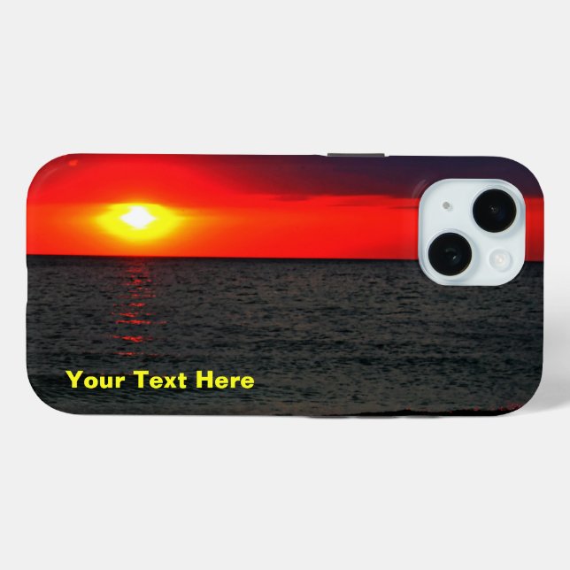 Florida Sunset Case-Mate iPhone Case (Back (Horizontal))