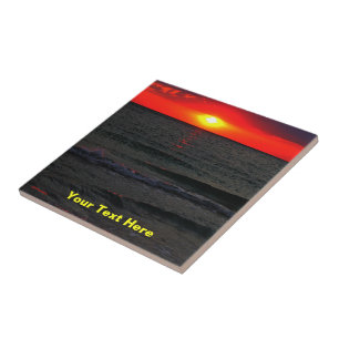 Florida Sunset Ceramic Tile