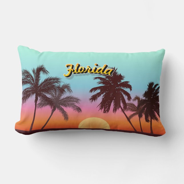 Florida Sunset Lumbar Cushion (Front)