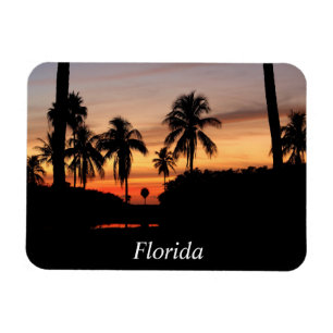 Florida sunset magnet