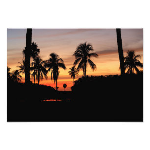 Florida sunset photo print