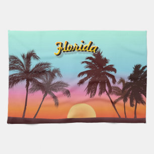Florida Sunset Tea Towel