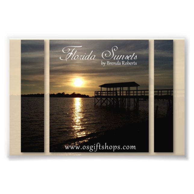 Florida Sunsets Photo Print (Front)
