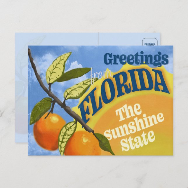 Florida Sunshine Postcard (Front/Back)