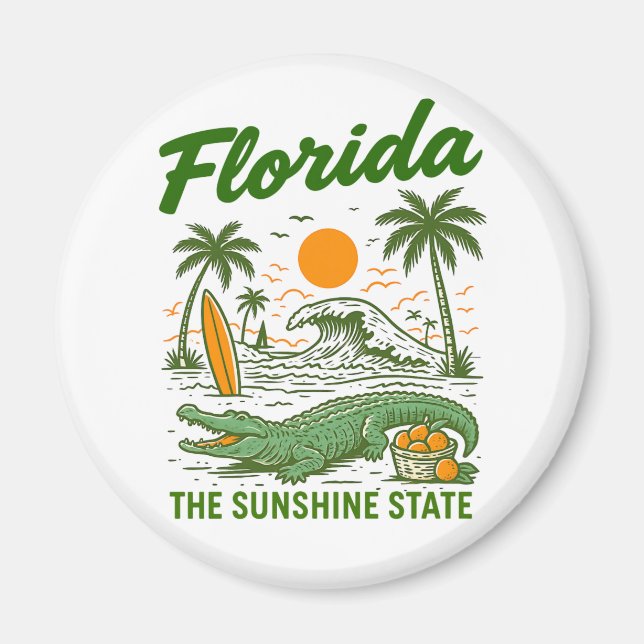 Florida - Sunshine State  Magnet (Front)