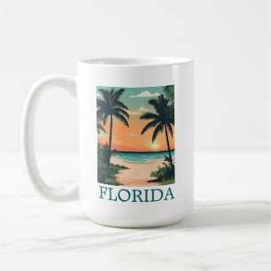Florida Sunshine State – Tropical Beach Paradise Coffee Mug