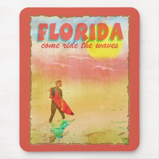 Florida Surfer Mouse Pad (Front)
