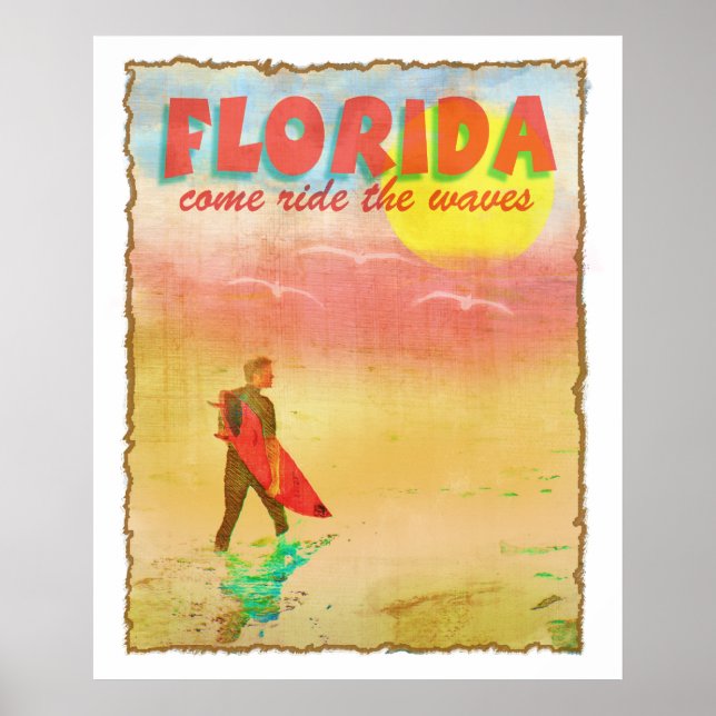 Florida Surfer Poster (Front)