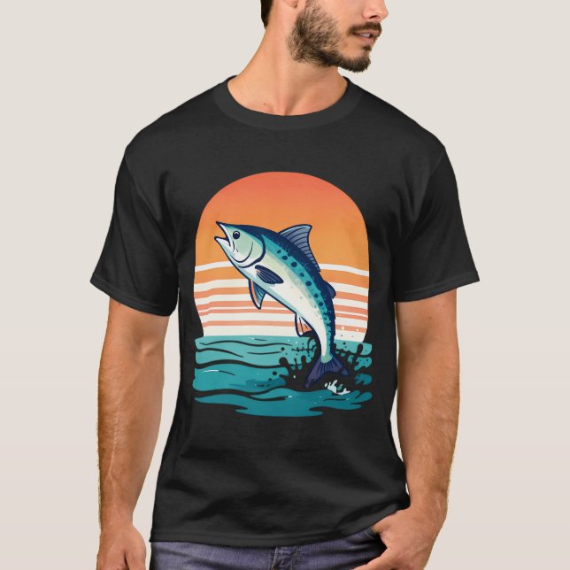 Florida Tarpon Sunset Adventure T-Shirt (Front)