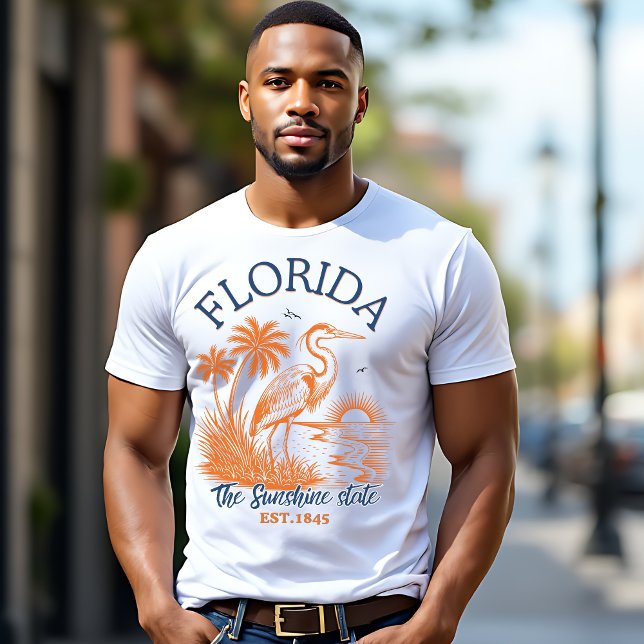 Florida The Sunshine State - & Palm Beach  Tri-Blend Shirt (Creator Uploaded)