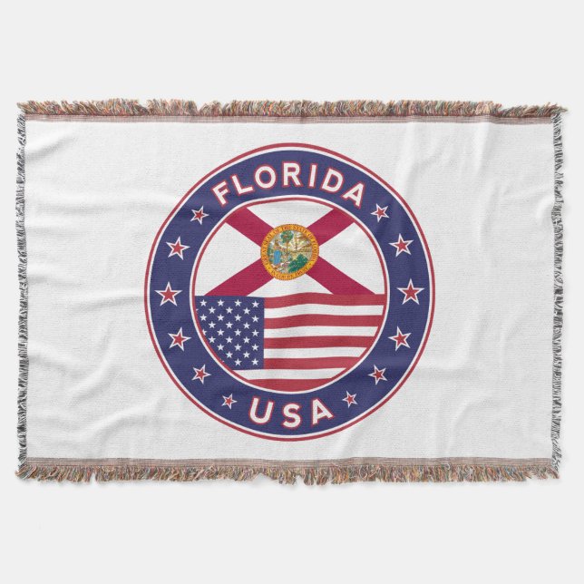 Florida Throw Blanket (Front)