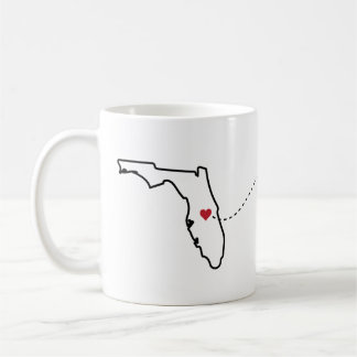 Florida to Alabama - Heart2Heart Coffee Mug