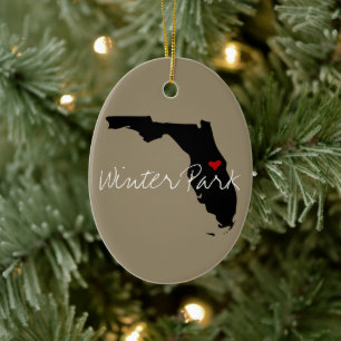 Florida Town For Lori Ceramic Ornament