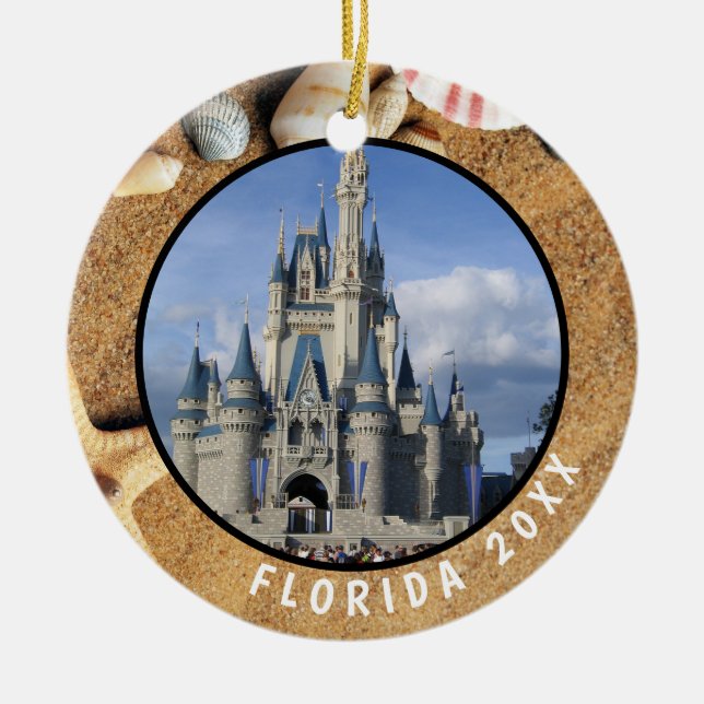 Florida Travel Photo Ornament (Front)