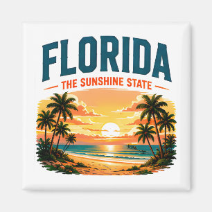 Florida Tropical Paradise Escape Magnet