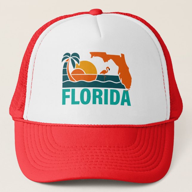 Florida, United States of America Trucker Hat (Front)