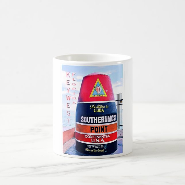 Florida - Usa - Mosaic - Coffee Mug (Center)