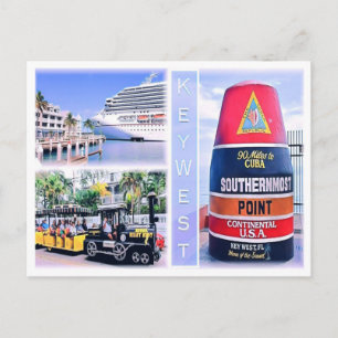 Florida - Usa - Mosaic - Postcard