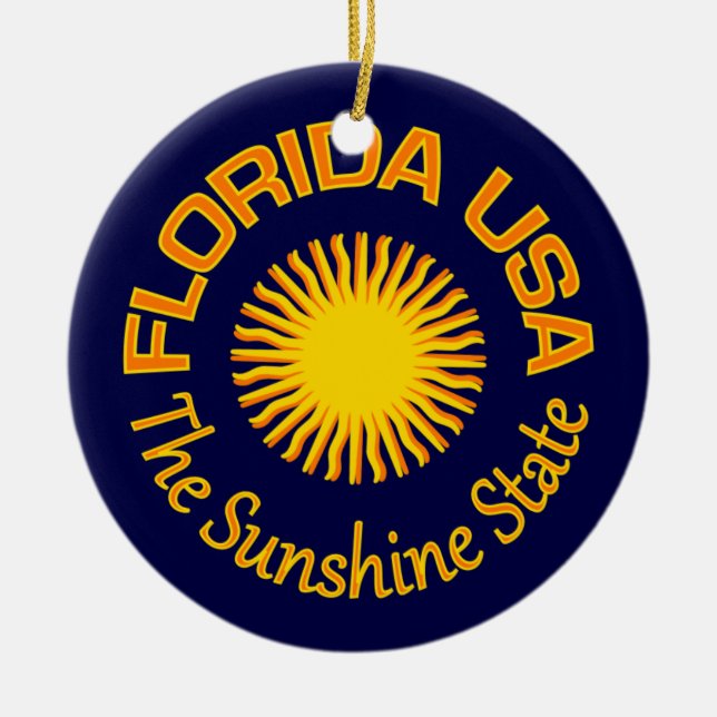 Florida USA ornament - customise (Front)