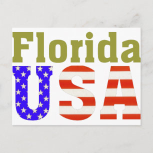 Florida USA! Postcard