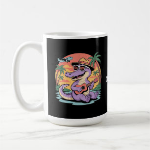 Florida Vacation Cute Cool Summer Alligator Funny Coffee Mug