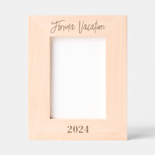 Florida Vacation Etched Frames