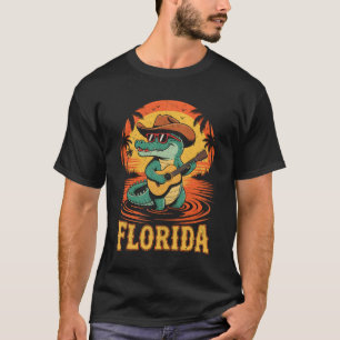 Florida Vacation Vintage Travel Women Men Funny Al T-Shirt