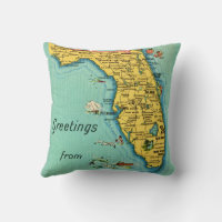 Florida Vintage Map 