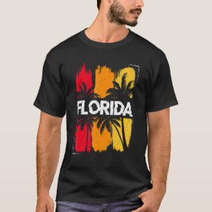 Florida Vintage Retro Tropical Summer FL Miami Flo T-Shirt