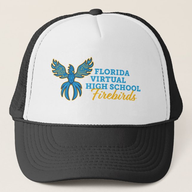 Florida Virtual High School Firebirds Trucker Hat (Front)