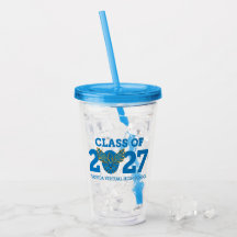 Florida Virtual HS Class of 2027 Acrylic Tumbler