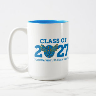 Florida Virtual HS Class of 2027 Two-Tone Coffee Mug