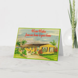 Florida Warm Wishes Holiday Card