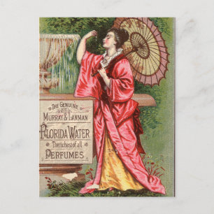 Florida Water Perfume 1881 Advertisement Postcard