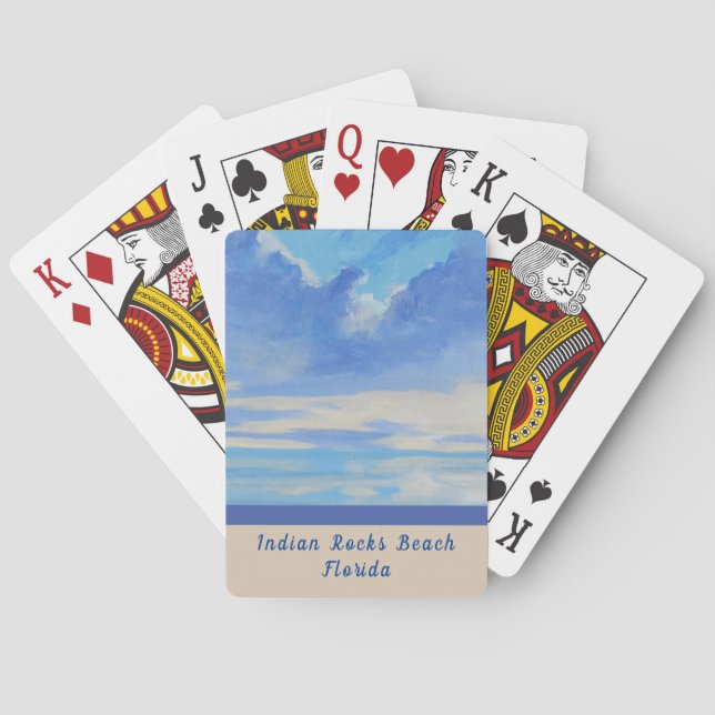 Florida Watercolor Playing Cards (Back)