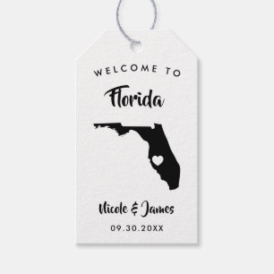 Florida Wedding Welcome Bag Tags, Gift Tags