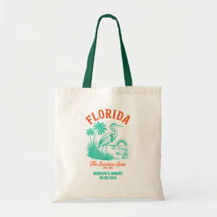 Florida Wedding Welcome Gift Bridesmaid, Guests Tote Bag
