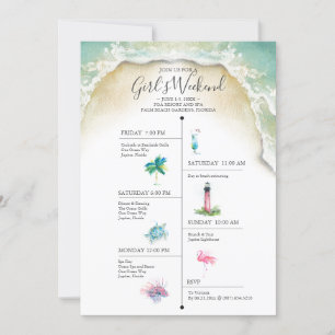 Florida Weekend Timeline Destination Wedding