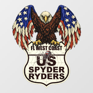 Florida West Coast Chapter - Decal Eagle Logo
