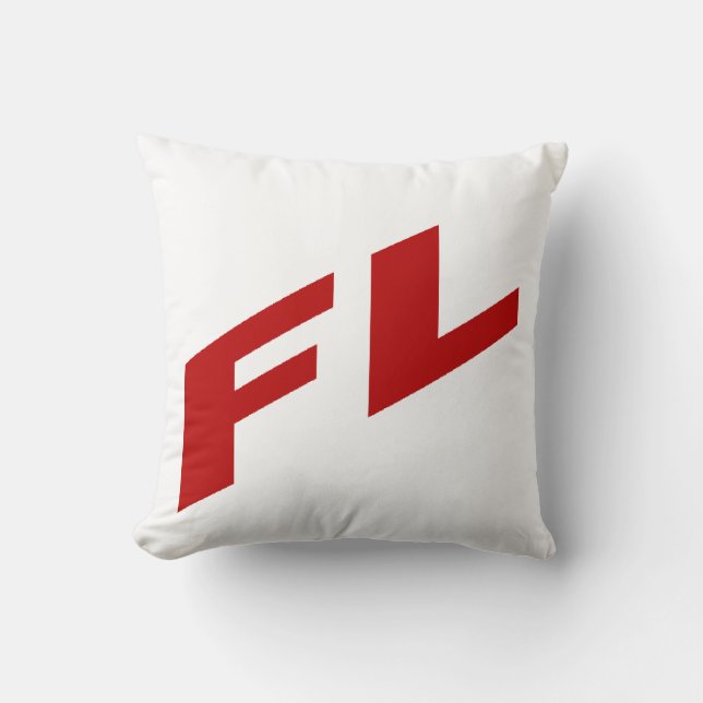 FLORIDA white decorative cushion (Front)