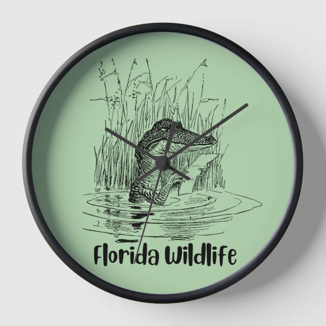 Florida Wildlife Clock (Front)